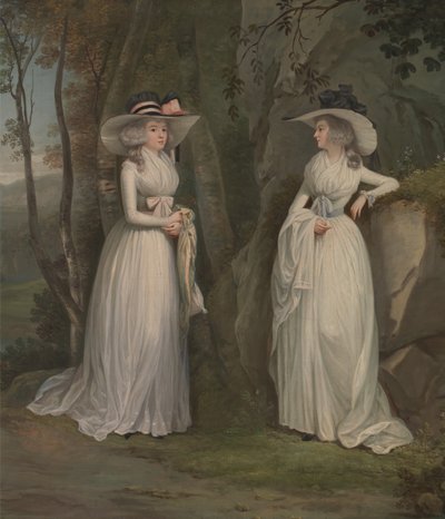 Eleanor y Margaret Ross, entre 1785 y 1790 de Alexander Nasmyth