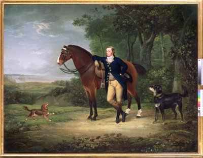 Retrato de un caballero, probablemente George Hay, 7º Marqués de Tweeddale, c.1790 de Alexander Nasmyth