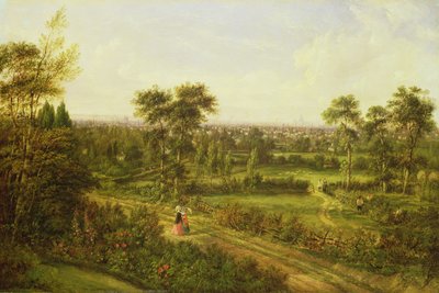 Vista de Londres desde Denmark Hill de Alexander Nasmyth