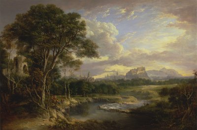 Vista de la ciudad de Edimburgo de Alexander Nasmyth