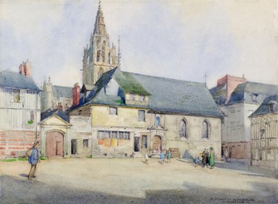 Caudebec-en-Caux (acuarela) de Alexander Nesbit Paterson
