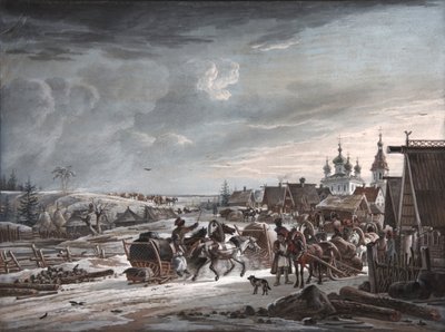 Invierno, 1825 de Alexander Osipovich Orlowski