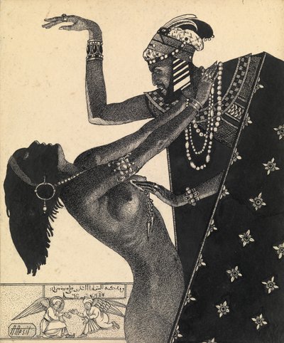 Ilustración del libro Las mil y una noches de Alexander Petrovich Apsit