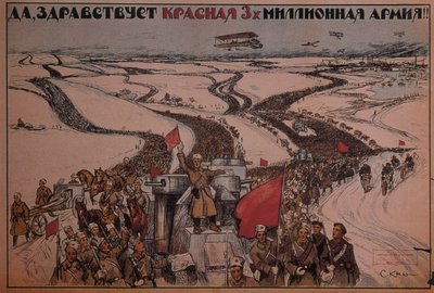 ¡Viva el Ejército Rojo de tres millones de hombres! de Alexander Petrovich Apsit