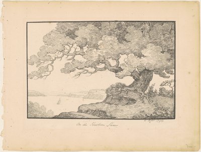 En el río Hudson de Alexander Robertson