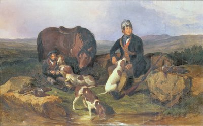 Caza de urogallos, 1848 de Alexander Rolfe