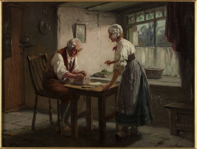 Un regalo para el frente (óleo sobre lienzo) de Alexander Rosell