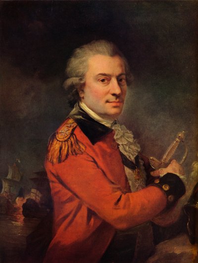 Retrato del Almirante De Suffren de Alexander Roslin
