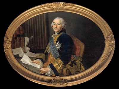 Retrato de César Gabriel (1712-1785), Conde de Choiseul de Alexander Roslin