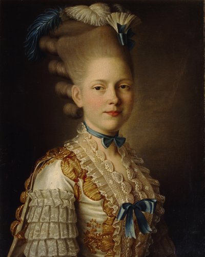 Retrato de la Condesa Kh. Obolenskaya de Alexander Roslin