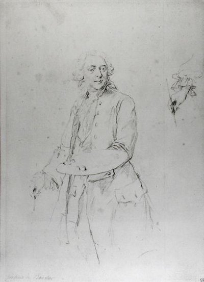 Retrato de François Boucher (1703-70) de Alexander Roslin