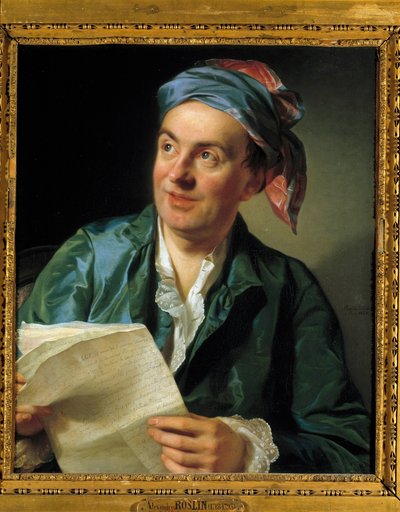 Retrato de Jean François Marmontel (1723-1799) Escritor de Alexander Roslin