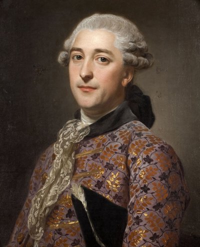 Retrato del Príncipe Vladimir Borisovich Golitsyn 1731-1799, 1762 de Alexander Roslin