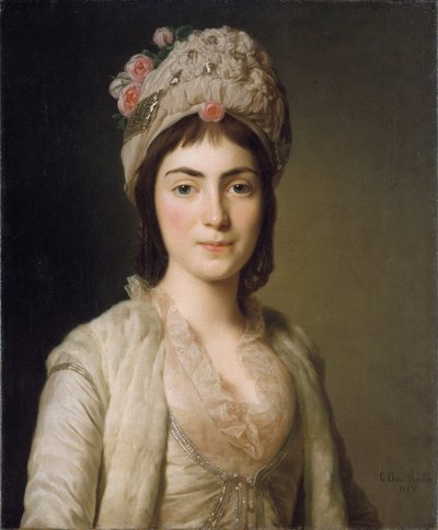 Retrato de Zoie Ghica, la Princesa de Moldavia, 1777 de Alexander Roslin