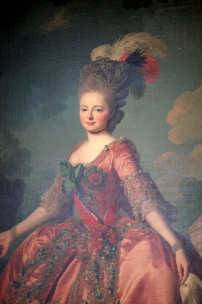 Retrato de la Gran Duquesa María Feodorovna, 1777 de Alexander Roslin