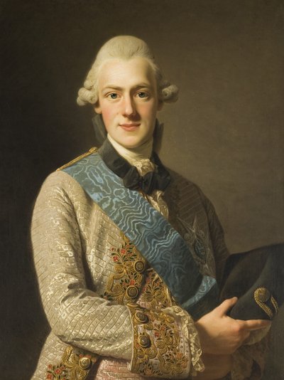 Sueco: Fredrik Adolf, 1750-1803, Príncipe de Suecia, hermano de Gustavo III Duque Fredrik Adolf, hermano de Gustavo III de Alexander Roslin
