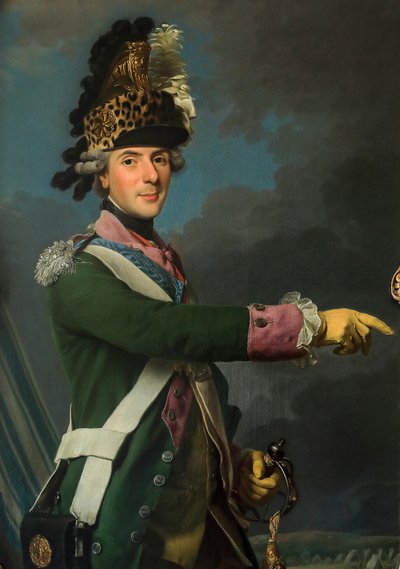 El Delfín, Louis-Ferdinand en uniforme de Dragón de Alexander Roslin