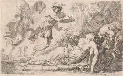 Perseo y la Medusa durmiente, 1774 de Alexander Runciman