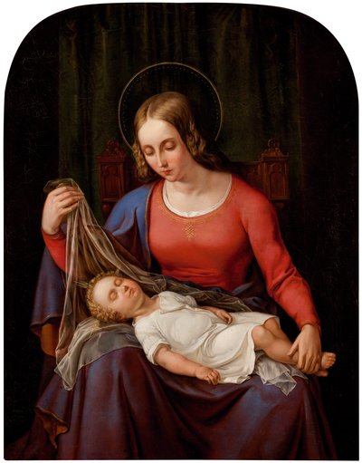 Madonna y el niño de Alexander Schramm