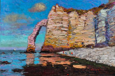 Los acantilados y el arco de Etretat de Alexander Shandor
