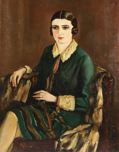 Retrato de Lilya Brik 1891-1978, 1921 de Alexander Silins