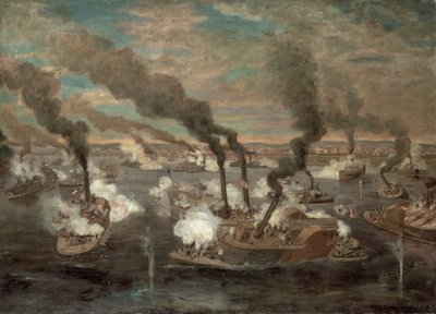 Gran batalla naval de Memphis, Tennessee el 6 de junio de 1862 de Alexander Simplot