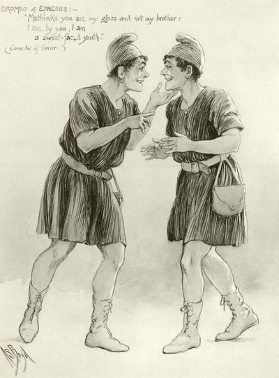 Dromio de Éfeso (grabado) de Alexander Stuart Boyd