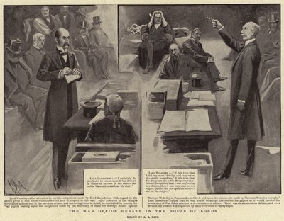 El debate de la Oficina de Guerra en la Cámara de los Lores de Alexander Stuart Boyd
