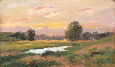 On The Brandywine (óleo sobre lienzo) de Alexander Theobald van Laer