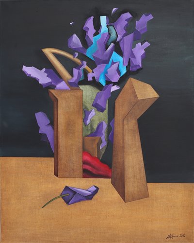 Explosión geométrica morada de Alexander Trifonov