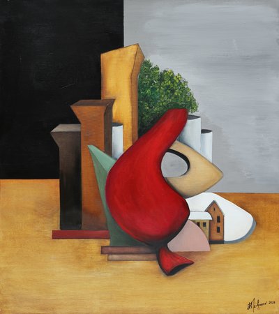 Ciudad geométrica roja de Alexander Trifonov