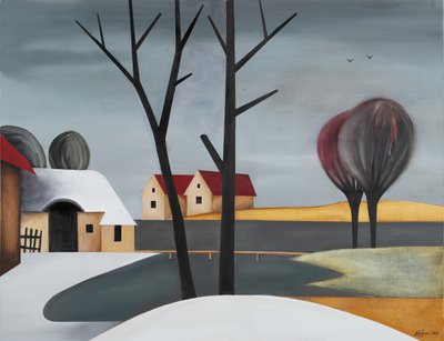 Paisaje invernal sereno de Alexander Trifonov