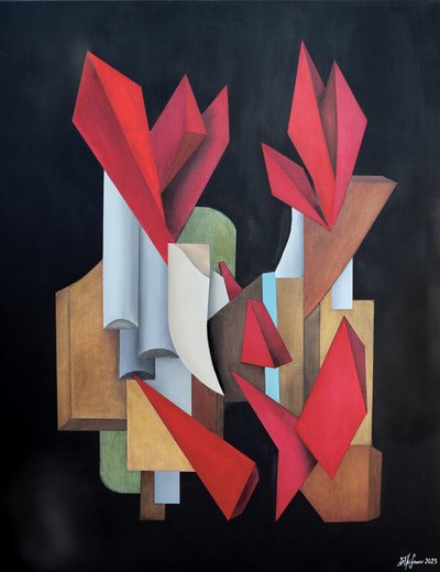 Formas geométricas vibrantes de Alexander Trifonov