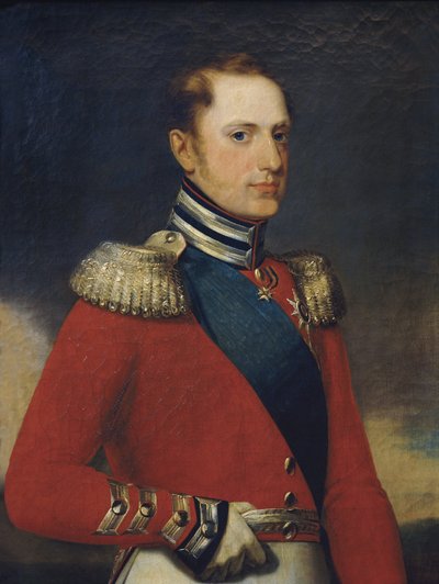 Retrato del Emperador Nicolás I de Alexander Vasilyevich Polyakov