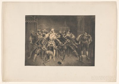Asesinato de Enrique de Guisa
Muerte de Henrij de Guijse de Alexander Ver Huell (signed by artist)