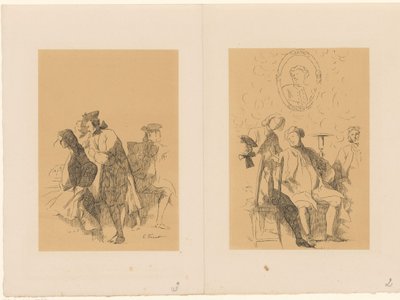 Dos grupos de hombres de Alexander Ver Huell