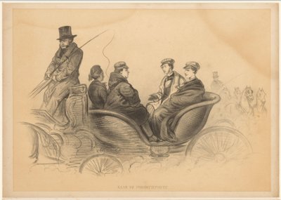 Cuatro estudiantes en un carruaje
A la parte promotora (título en el objeto) de Alexander Ver Huell