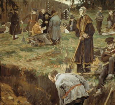Los decembristas en Chita de Alexander Viktorowitsch Morawow