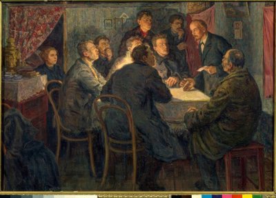 W.I.Lenin como Líder del Curso Marxista en Petersburgo de Alexander Viktorowitsch Morawow