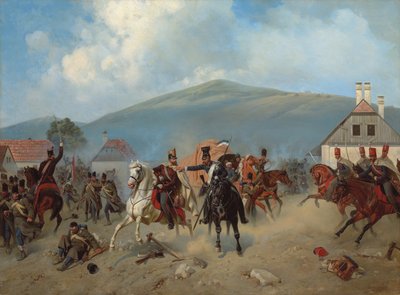Escaramuza durante la Revolución Húngara de 1848-1849 de Alexander Villevalde