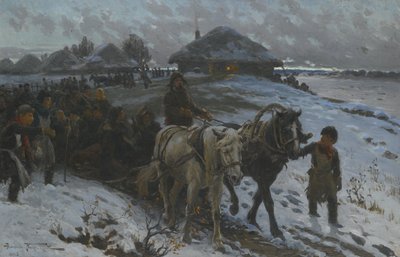 Partiendo para la caza, 1915 de Alexander Vladimirovich Makovsky