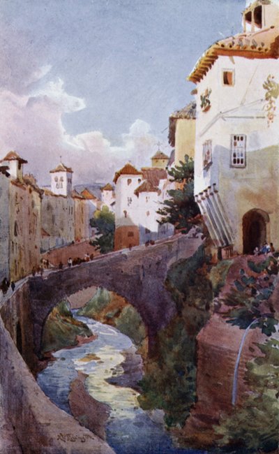 En el Albaicín, Granada de Alexander Wallace Rimington