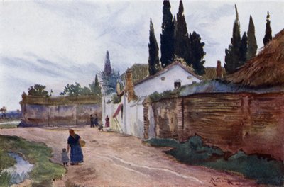 Fuera de las murallas de la ciudad, Sevilla de Alexander Wallace Rimington