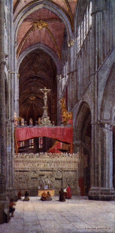 La nave de la catedral de Ávila de Alexander Wallace Rimington