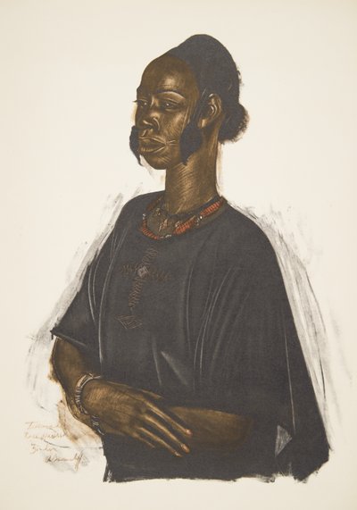 Mujer Haoussa (Zinder), de Dessins et Peintures d