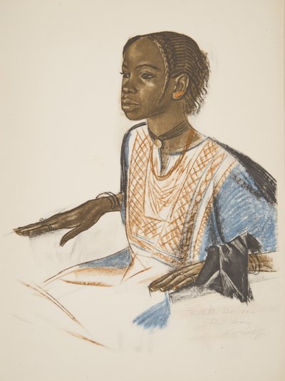 Niña Bornou (Fort Lamy), de Dessins et Peintures d