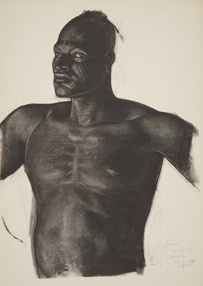 Sara le Pisteur (Bahr Ouandja), de Dessins et Peintures d