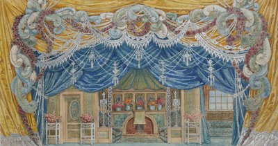 Diseño de escenario de Alexander Yakovlevich Golovin