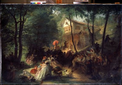 Festival de campagne (Festival de campo). Pintura de Alexander Yegorovich Baldeman (1826-1869). Huile sur toile de Alexander Yegorovich Beydeman
