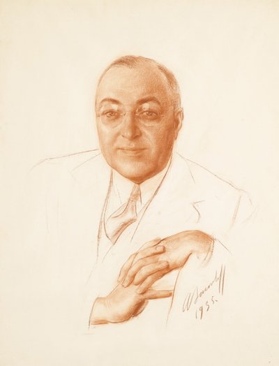 Retrato de Boris Alexandrovich Bakhmeteff 1880-1951, 1935 de Alexander Yevgenyevich Yakovlev